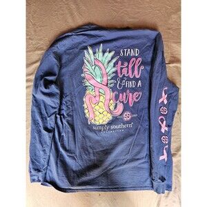 SIMPLY SOUTHERN Shirt Size 2XL Breast Cancer Month "STAND TALL & FIND A CURE*